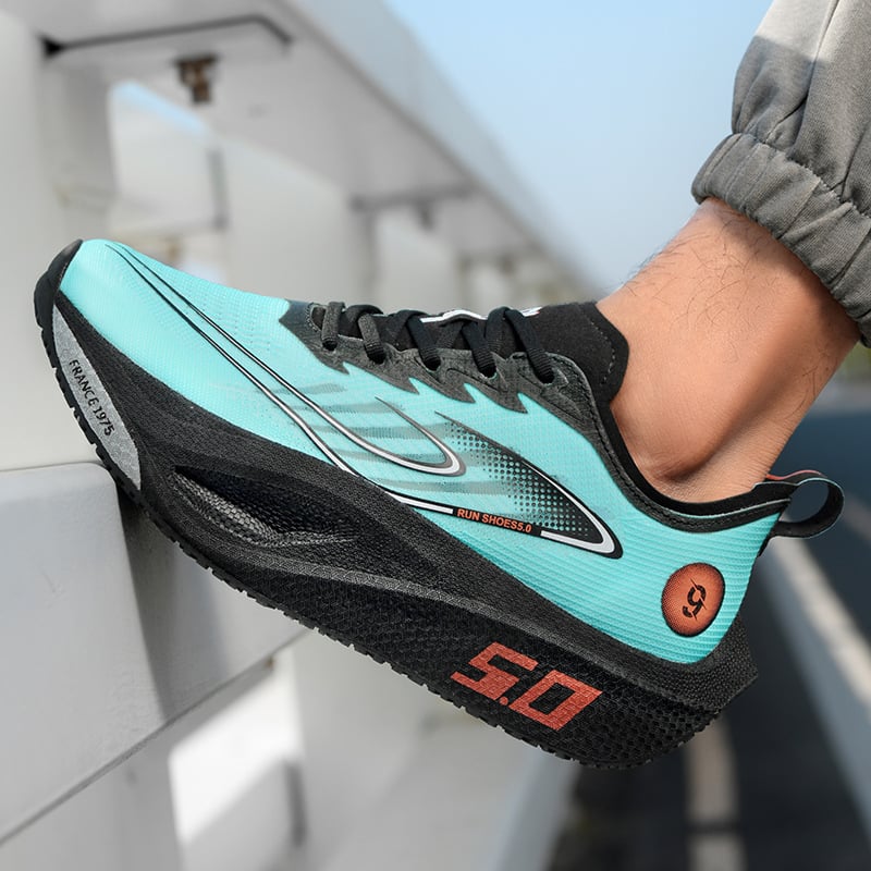 Pantofi sport de vară pentru bărbați, cu placă de carbon, cu plasă unică, pentru alergare profesională, roz, 2025