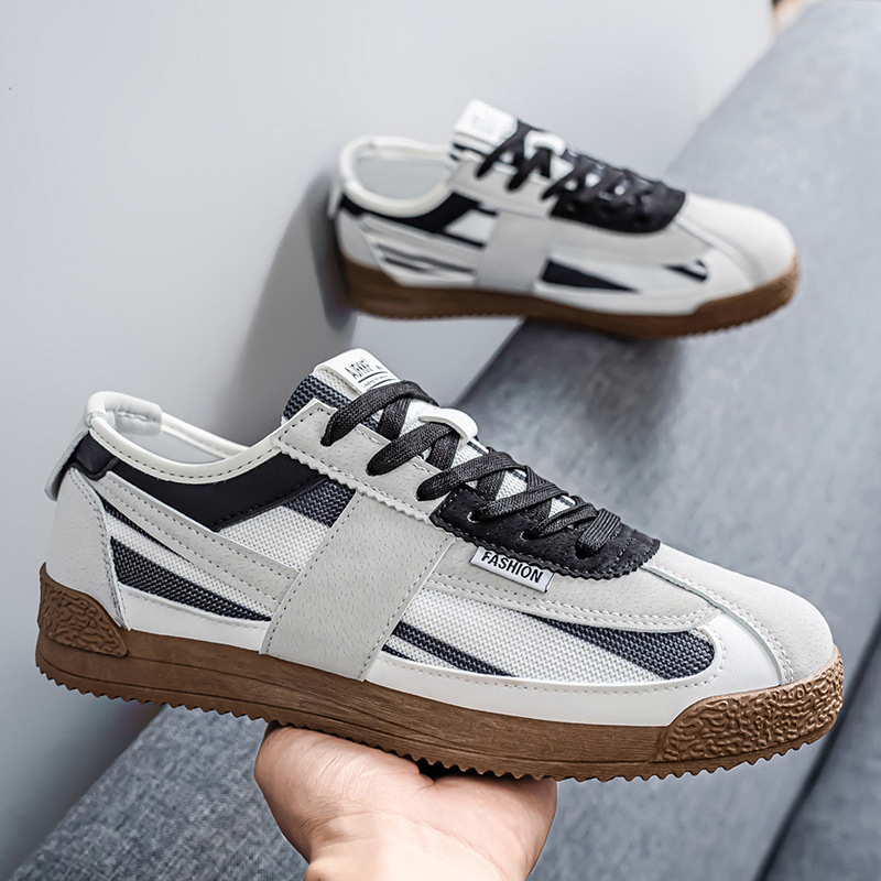 Suvised hingavad meeste vabaaja mitmekülgsed igapäevased tossud, mood, tipptasemel, trendikad, värviblokeerivad, mugavad ja trendikad kingad