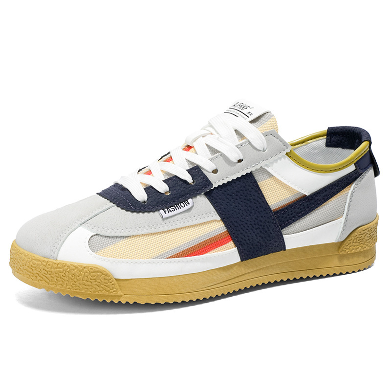 Suvised hingavad meeste vabaaja mitmekülgsed igapäevased tossud, mood, tipptasemel, trendikad, värviblokeerivad, mugavad ja trendikad kingad