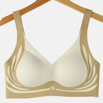 Tarpvalstybinės Europos ir Amerikos didelių dydžių besiūlės apatinės moteriškos „Push-up“ neslystančios vasarinės plonos, didelės krūtys liekninančios liemenėlės