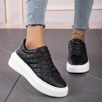 2025. aasta uued naiste mitmekülgsed paksu tallaga kerged hingavad tudengitele mõeldud pehme tallaga vabaajajalatsid, valged tossud, trendikad spordijalatsid