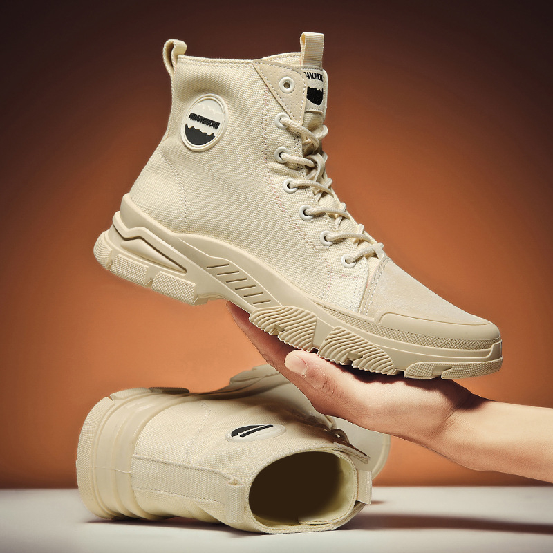 Vīriešu āra apavi ar augstiem instrumentu zābakiem, rudens, jauni britu stila vīriešu Joker tendences Martin zābaki, matu paaudze