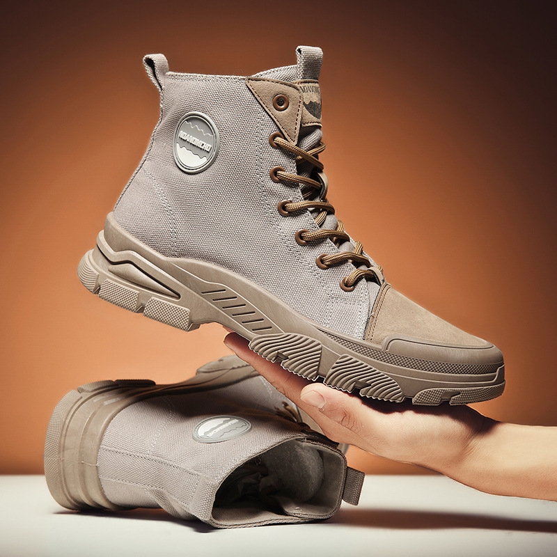 Vīriešu āra apavi ar augstiem instrumentu zābakiem, rudens, jauni britu stila vīriešu Joker tendences Martin zābaki, matu paaudze