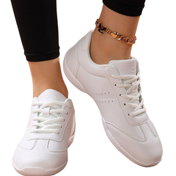 Αγωνιστική Αερόμπικ Άνοιξη Mesh Λευκό Παιδικό Μαλακό Κάτω Μαζορέτες Προπόνησης Τετράγωνο Χορού Γυμναστικής Διαγωνισμός