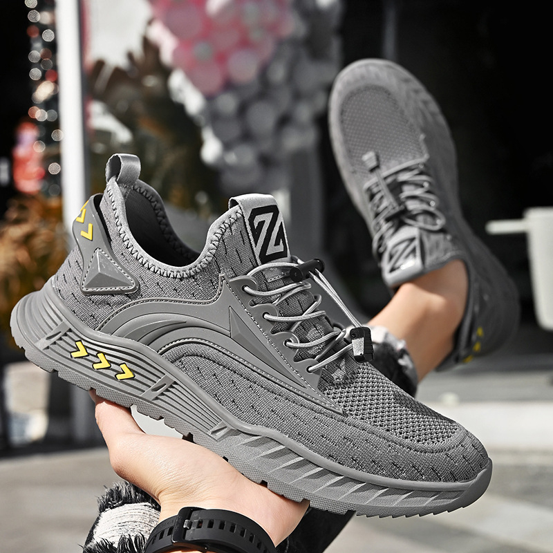 2024. gada vasaras jauni ikdienas ādas sieta vīriešu apavi, ielu atsvaidzinoši, elpojoši ceļojumu apavi, Feiwei populāri vīriešu apavi