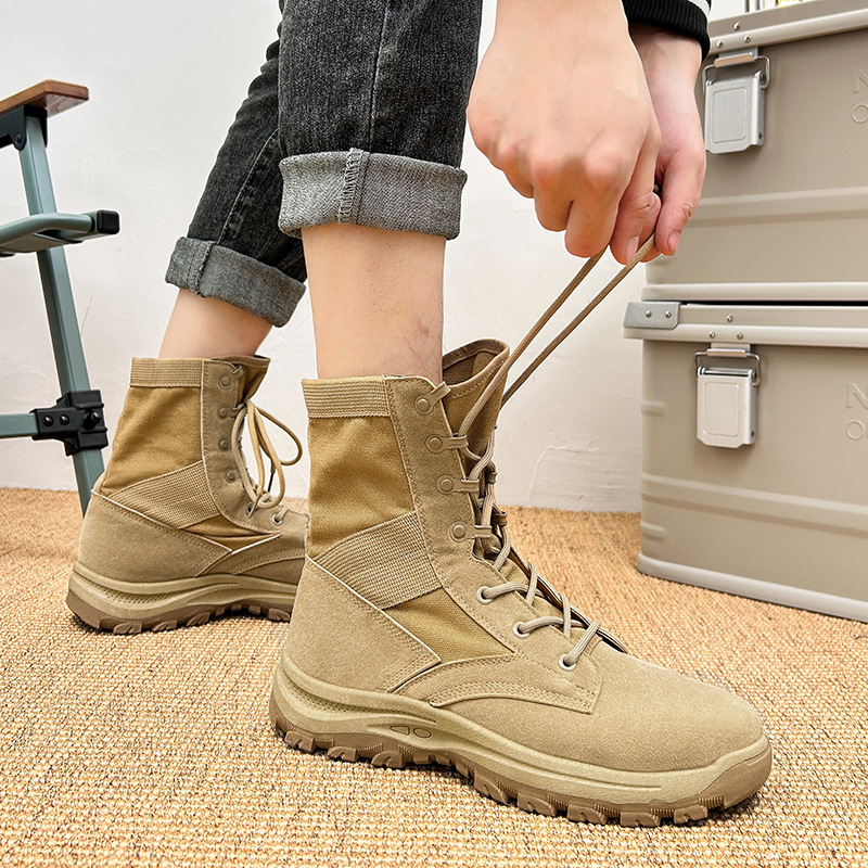 2025 m. pavasario nauji vyriški liežuvio formos „viskas viename“ aukšto viršutinio lygio laisvalaikio batai, skirti lauko storapadžiams, atsparūs dilimui, vyriški batai, gamintojas, didmeninė prekyba