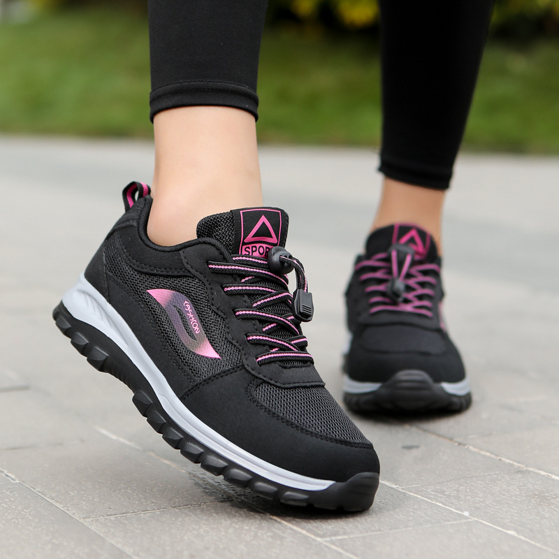 Vyresnio amžiaus batai, pavasario ir rudens tinkliniai batai, vyriški plius dydžio, minkšto padu, skirti vidutinio ir vyresnio amžiaus vyrams, lengvi, kvėpuojantys vaikščiojimo batai.