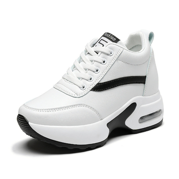 Γυναικεία Παπούτσια Αύξησης Εσωτερικού Ύψους 2025 Δερμάτινα Λευκά Παπούτσια Γυναικεία Αθλητικά και Αναψυχής Παπούτσια Αύξησης Ύψους Μέγεθος 42 Μεγάλο Μέγεθος Γυναικεία Παπούτσια με Αερόστρωμα Απορρόφηση Κραδασμών