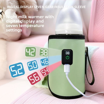 Naujas buitinio buteliuko izoliacinis užvalkalas kūdikiui, lauko nešiojamas pieno šildytuvas, puodelio užvalkalas, šildantis pastovią temperatūrą, karšto pieno artefaktas, tarpvalstybinis