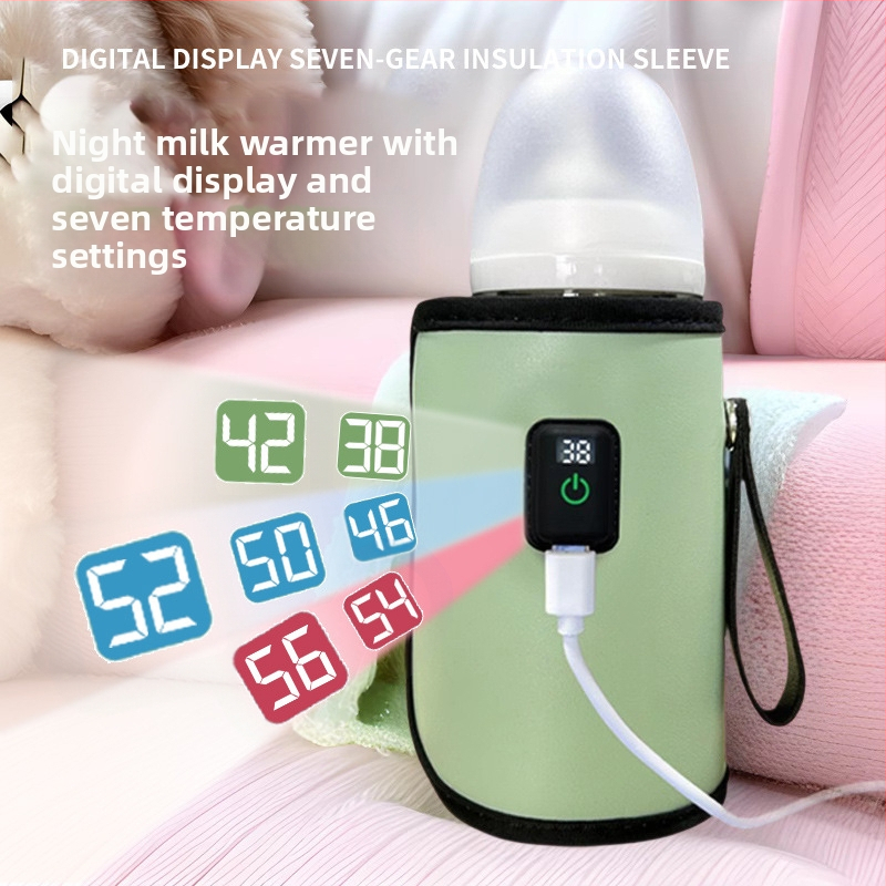Нов изолационен капак за домакинска бутилка, бебешки, външен, преносим, затоплящ капак за чаша за мляко, отопление с постоянна температура, артефакт за горещо мляко, трансгранично