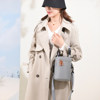 Geantă termos portabilă pentru bebeluși, geantă termos la modă, geantă cu găleată, folie de aluminiu, îngroșată, sticlă, geantă termos, geantă hidrofugă pentru mamă