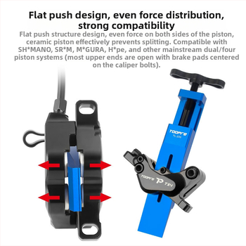 Toopre mägiratta õliketta kolvi lähtestamise tööriist maanteeratta pidurisadula hüdraulilise suporti lähtestamine