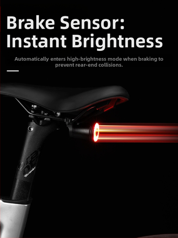 „Eslnf“ įkraunamas dviračio galinis žibintas, didelio ištvermės naktinis dviračių žibintas, plento dviračių žibintas, kalnų dviračių įranga