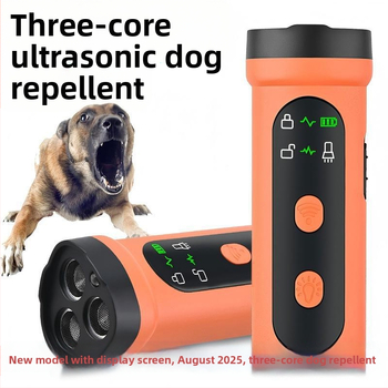 Mini ultragarsinis šunų atbaidymo įrenginys, galingas tolimojo dresavimo įrenginys nuo lojimo, šunų atbaidymo ir gąsdinimo įrenginys šunims lauke, savigynai ir apsaugai nuo lojimo