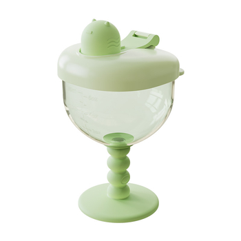 Kūdikių mokymosi geriamojo puodelio taurė PP medžiagos namų apyvokos vaikams skirta šiaudelio formos puodelis, apsaugantis nuo kritimo, pieno puodelis su svarstyklėmis, didmeninė prekyba