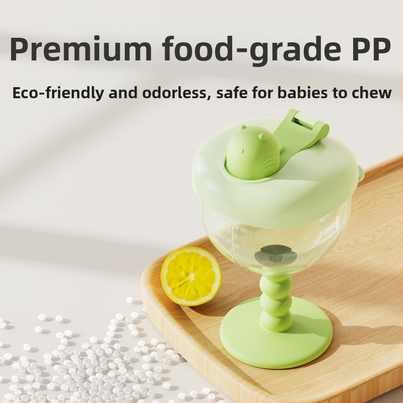 Бебешка учебна чаша за пиене, чаша от Pp материал, домакинска детска сламена чаша, чаша за мляко против падане с кантар на едро