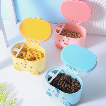 Кутия за мляко на прах за котенца, преносима кутия за мляко на прах за бебета, мини кутия за опаковка на мляко на прах, отделение за мляко на прах, място за търговия на едро