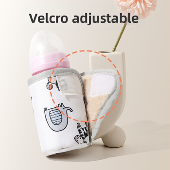 Universaalne termoskomplekt pudelile, standardse kaliibriga pudelitarvikud, kaasaskantav soojenduskott, väärtuslik pudeli kukkumisvastane komplekt