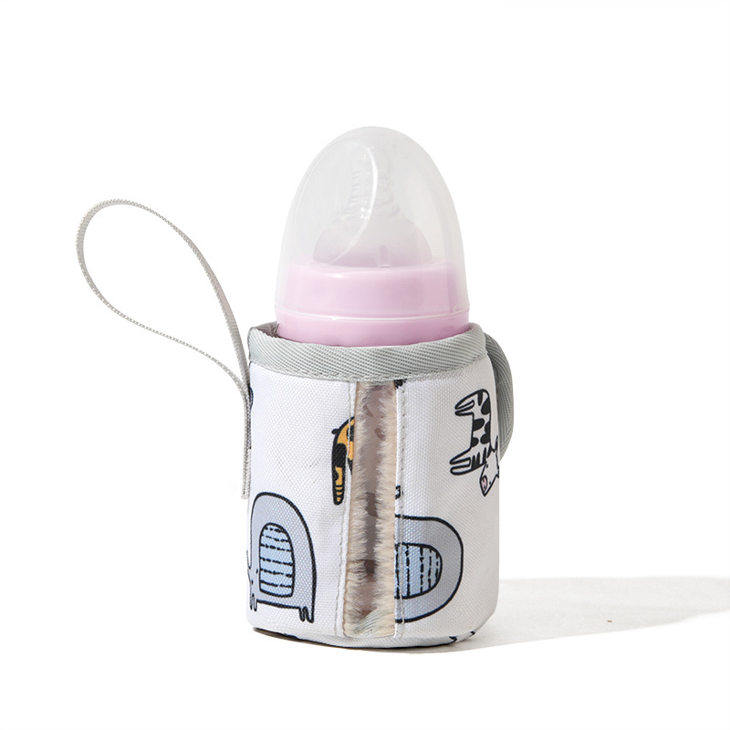 Universaalne termoskomplekt pudelile, standardse kaliibriga pudelitarvikud, kaasaskantav soojenduskott, väärtuslik pudeli kukkumisvastane komplekt