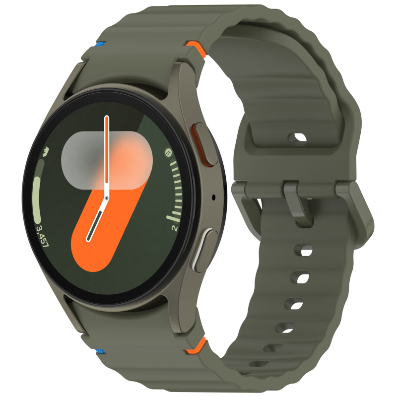 Big Money Tree sobib Samsung Watch7 lainelise mustriga õmblusrihmaga Watch7/6/5/4 Sport hõbedase pandlaga Fe rihmaga