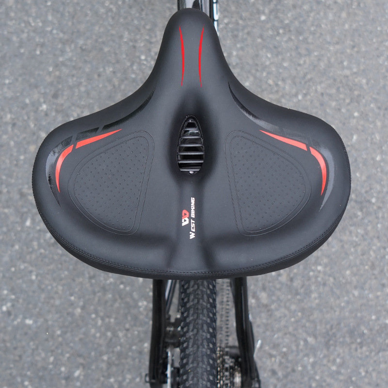 West Rideri jalgratas Big Ass Cushion Mountain Bike Jalgratta vaba aeg Mugav padi Sadul Ratsutamistarvikud Varustus