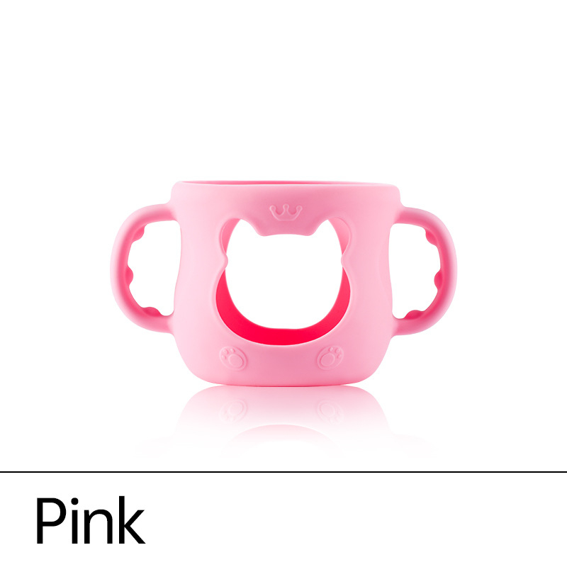 Fit Feili/Puxin Anyi naturaalsest klaasist pudeli silikoonümbris 8oz 4oz pudeli silikoonümbris käepidemega