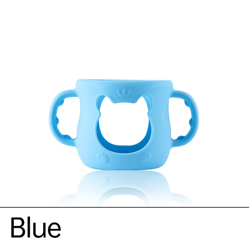 Fit Feili/Puxin Anyi naturaalsest klaasist pudeli silikoonümbris 8oz 4oz pudeli silikoonümbris käepidemega