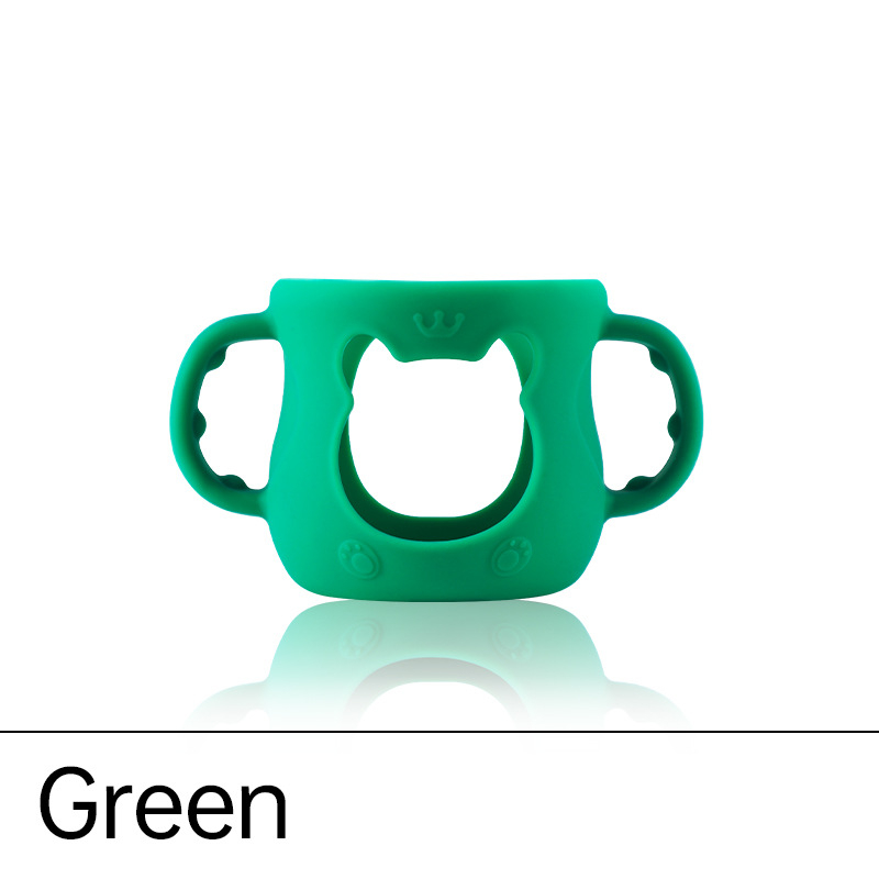 Fit Feili/Puxin Anyi naturaalsest klaasist pudeli silikoonümbris 8oz 4oz pudeli silikoonümbris käepidemega