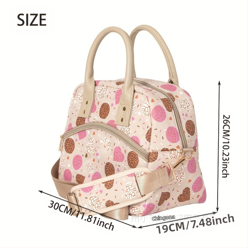 на склад нова фабрична директна трансгранична кожена изолационна чанта с дигитален печат, чанта за мама през рамо, чанта за майка и бебе