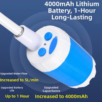 Tarpvalstybinis lauko dušas su vonia, patogus bendrabučio kempingo reikmenys, dušas, įkraunamas dušo komplektas