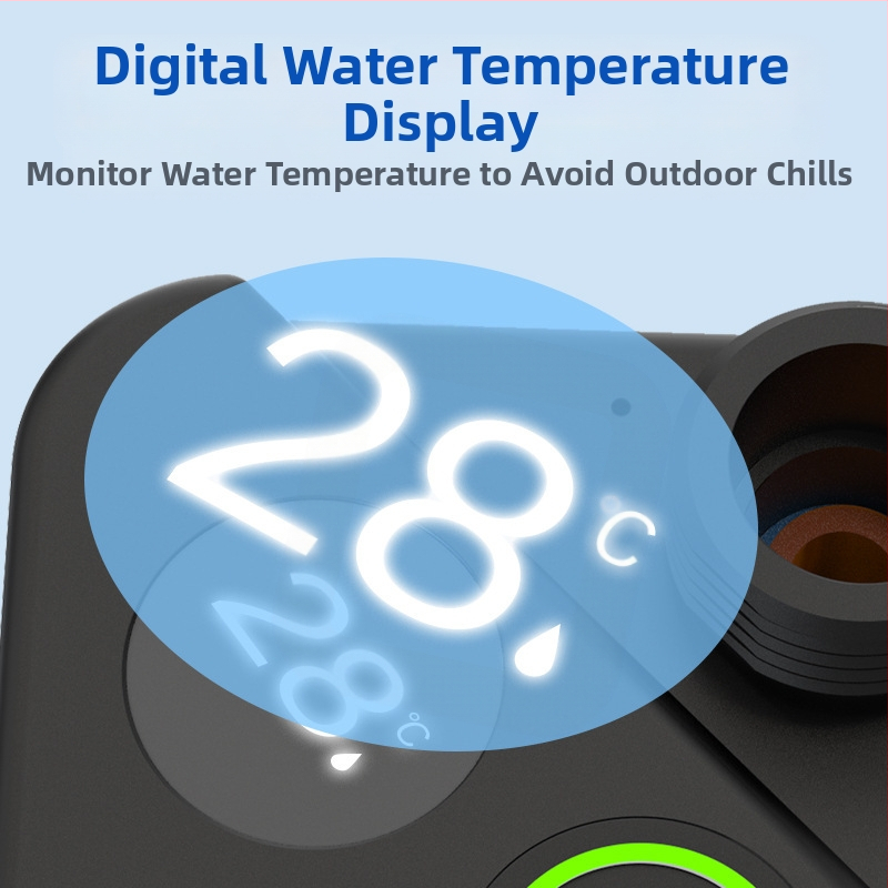 Tarpvalstybinis lauko dušas su vonia, patogus bendrabučio kempingo reikmenys, dušas, įkraunamas dušo komplektas