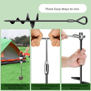 18 colių įžeminimo inkarai, tvirti spiraliniai įžeminimo inkarai, šunų būdos įžeminimo inkarai, sūpynių įžeminimo inkarai, fiksuoti įžeminimo inkarai naminiams gyvūnėliams, batuto įžeminimo inkarai