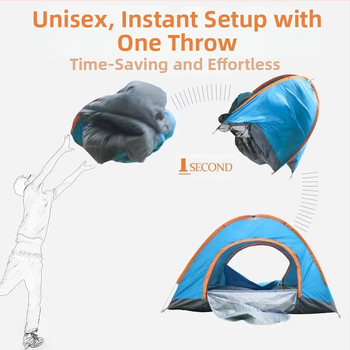 Rangelt valitud telk, üheinimesevoodi, neljainimesevoodi, kaasaskantav, täisautomaatne, kiiresti avatav, telkimiseks mõeldud päikesekaitsekreem