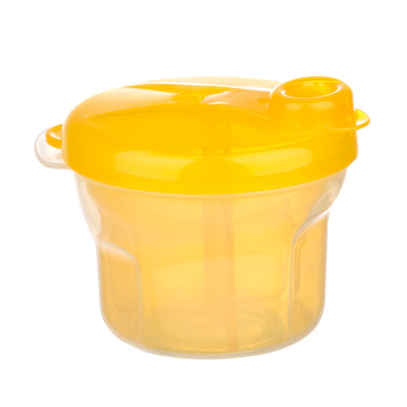 Nešiojama besisukanti kūdikio pieno miltelių dėžutė, 3 grotelių sandarus indelis, vaikų pieno miltelių pakavimo dėžutė