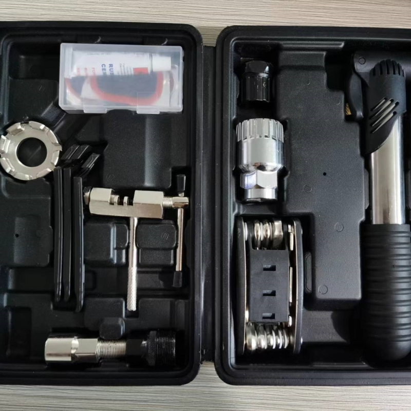 Kombinovaná sada náradia na opravu bicyklov, veľký nástroj, viacúčelová kombinovaná sada náradia na opravu bicyklov