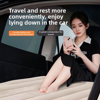 Надуваемо легло за кола, матрак за багажник на Tesla Model Y, постелка за спане за открито, легло за спане за кола отзад