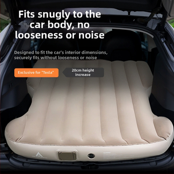 Надуваемо легло за кола, матрак за багажник на Tesla Model Y, постелка за спане за открито, легло за спане за кола отзад