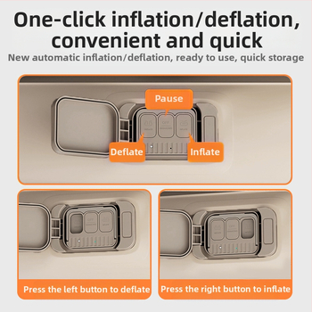 Надуваемо легло за кола, матрак за багажник на Tesla Model Y, постелка за спане за открито, легло за спане за кола отзад