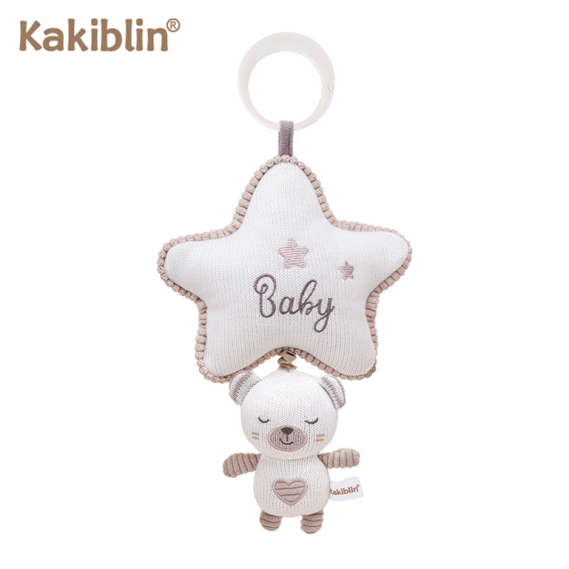 „Coco Bei Le“ naujas vilnonis megztas žaislas kūdikiui, pakabinamas automobilis, komfortiška lėlė, kūdikio lova, muzikinė lova, pakabinamas varpelis