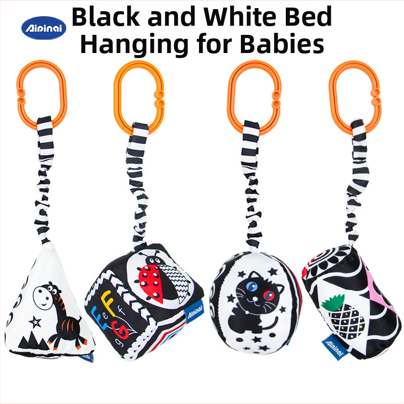 Aipinqi нови геометрични висящи играчки за колички за бебешко зрение сензорно тренировъчно легло висящо
