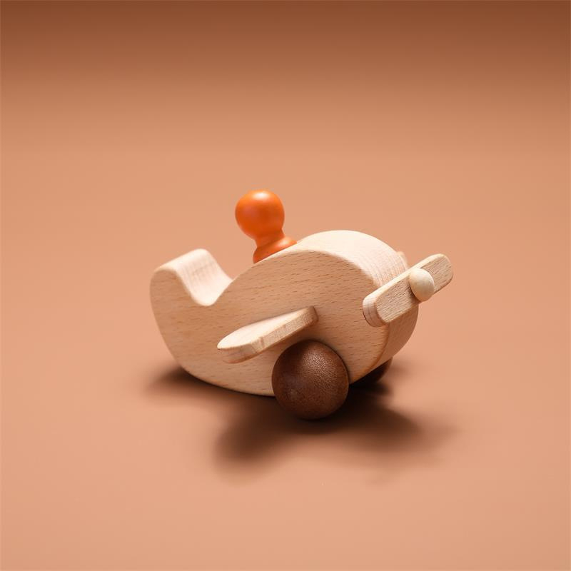 Marmuriniai lėktuvo modelis 2 metų kūdikiui 4 metų berniukui medinis mažas lėktuvas vaikiški mediniai žaislai ankstyvojo ugdymo dėlionė