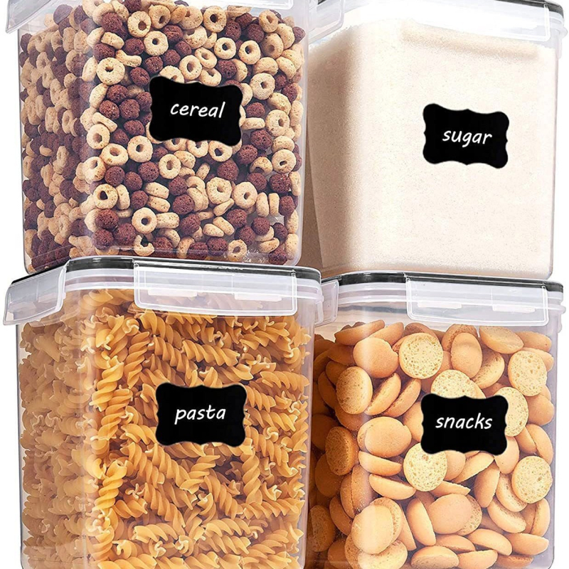 Tarpvalstybinis virtuvinių grūdų laikymo dėžių, plastikinių maistinių stiklainių, 2,5 l talpos stiklainių tiekimas