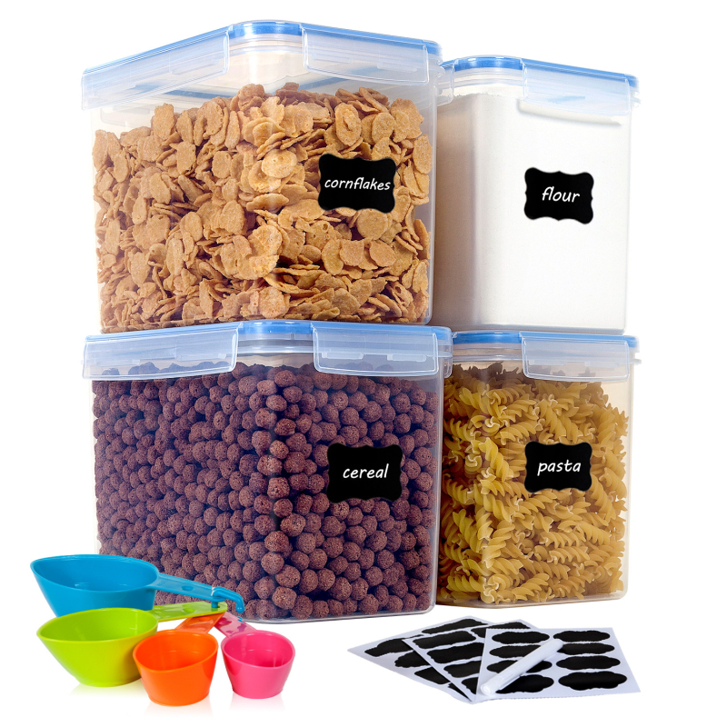 Tarpvalstybinis virtuvinių grūdų laikymo dėžių, plastikinių maistinių stiklainių, 2,5 l talpos stiklainių tiekimas