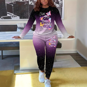 Ευρώπη και Ηνωμένες Πολιτείες 2024 νέα γυναικεία διασυνοριακή AliExpress hip-hop street trend εκτύπωση μόδας αναψυχής plus size κοστούμι