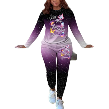 Ευρώπη και Ηνωμένες Πολιτείες 2024 νέα γυναικεία διασυνοριακή AliExpress hip-hop street trend εκτύπωση μόδας αναψυχής plus size κοστούμι