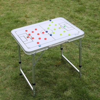 JIANNA Футболна тактическа дъска, многофункционална маса, магнитна тактическа дъска, алуминиева сплав, сгъваема преносима маса за демонстрация на разговори