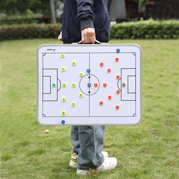 JIANNA Футболна тактическа дъска, многофункционална маса, магнитна тактическа дъска, алуминиева сплав, сгъваема преносима маса за демонстрация на разговори