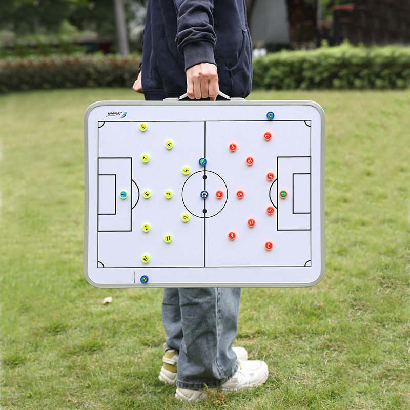 JIANNA Футболна тактическа дъска, многофункционална маса, магнитна тактическа дъска, алуминиева сплав, сгъваема преносима маса за демонстрация на разговори