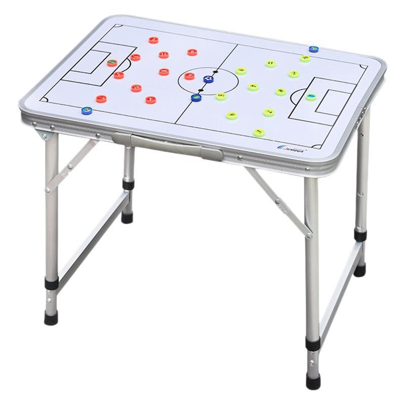 JIANNA Футболна тактическа дъска, многофункционална маса, магнитна тактическа дъска, алуминиева сплав, сгъваема преносима маса за демонстрация на разговори