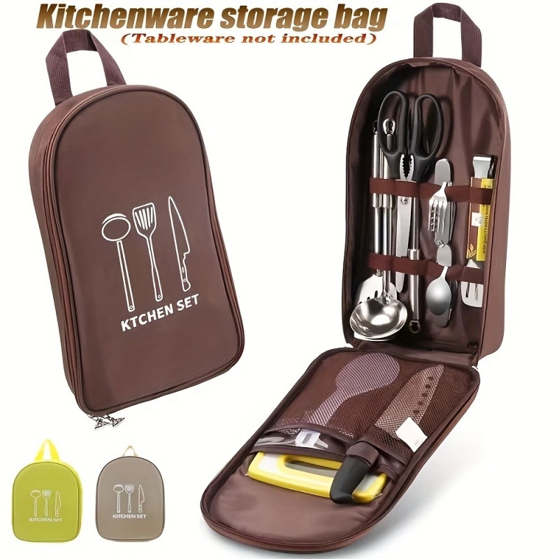 Matkaköögitarvete hoiukott Matkaköögitarvikute kaasaskantav hoiukott Lauanõud Piknikutarbed Matkariistade hoiustamine